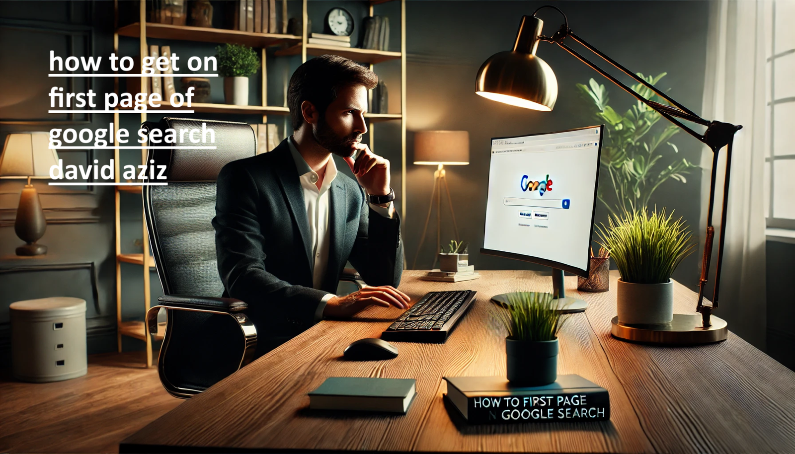 how to get on first page of google search david aziz